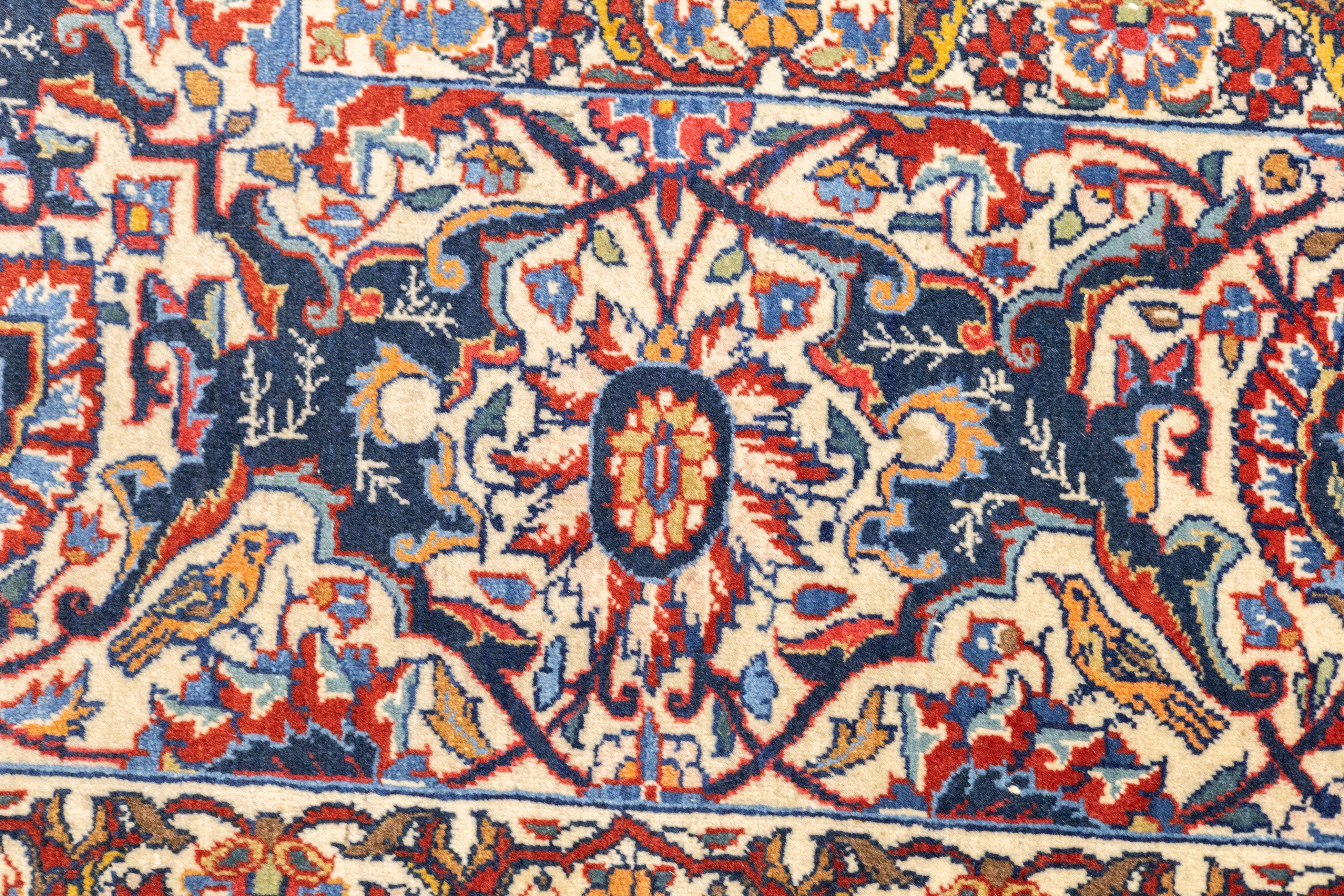 Antique Isfahan Rug 9'0" x 12'0"