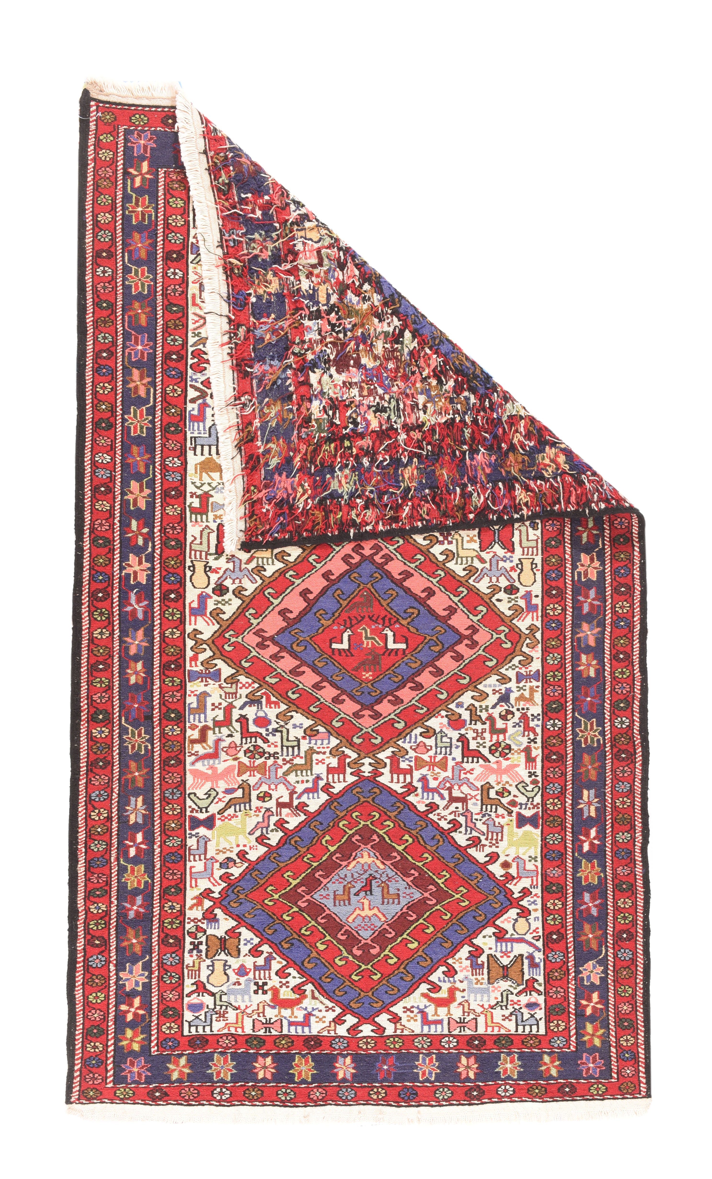 Vintage Sumak Rug 3'8'' x 6'5''