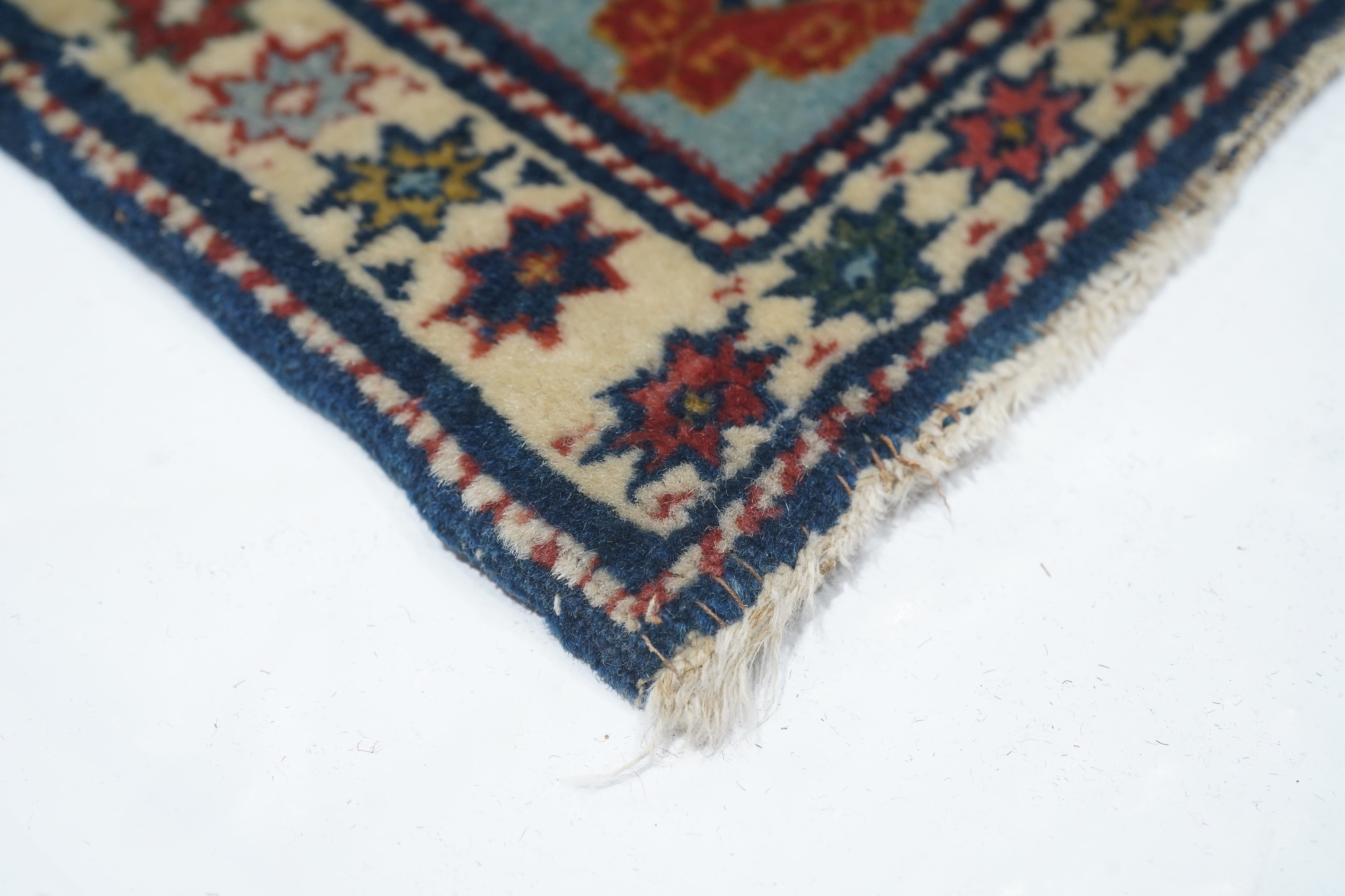 Antique Caucasian Shirvan Rug 3' 3" x 4' 5"