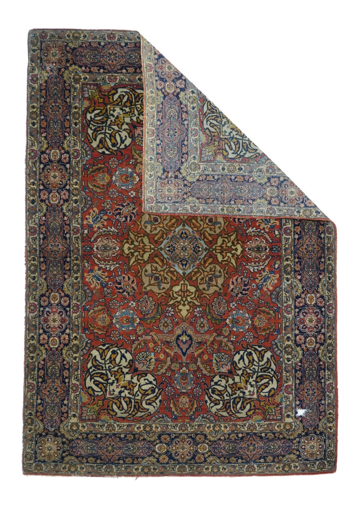 Fine Antique Isfahan Rug 4'6'' x 6'7''