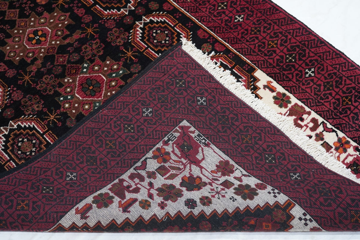 Vintage Baluch Rug 3'4'' x 6'6''