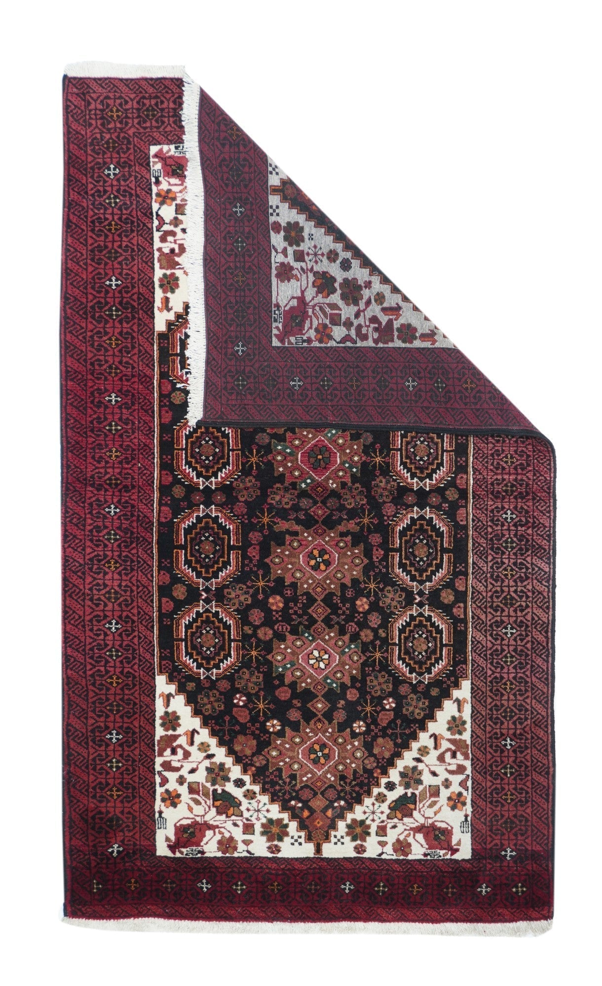 Vintage Baluch Rug 3'4'' x 6'6''