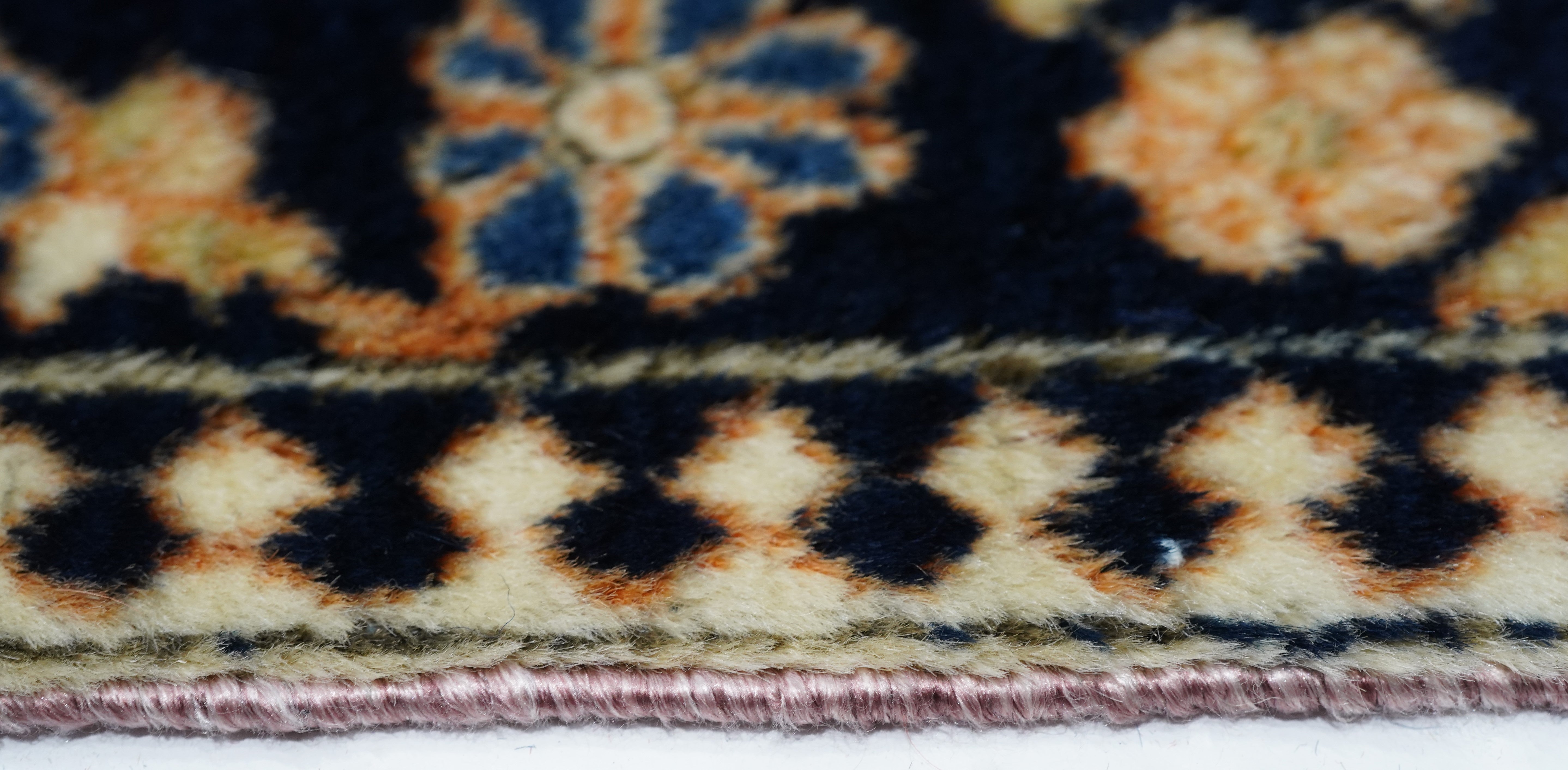 Antique Mohtasham Kashan Rug 3'11'' x 6'7''