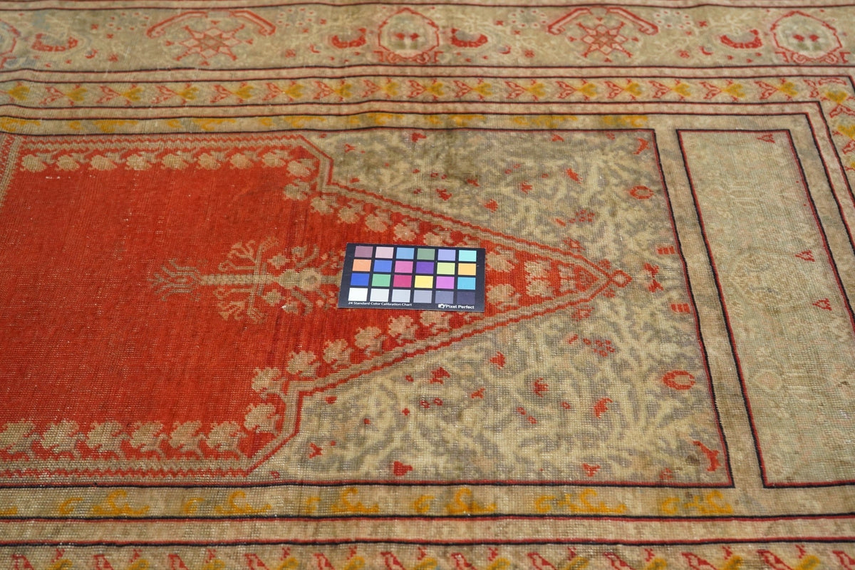 Antique Turkish Prayer 4'6'' x 5'9''
