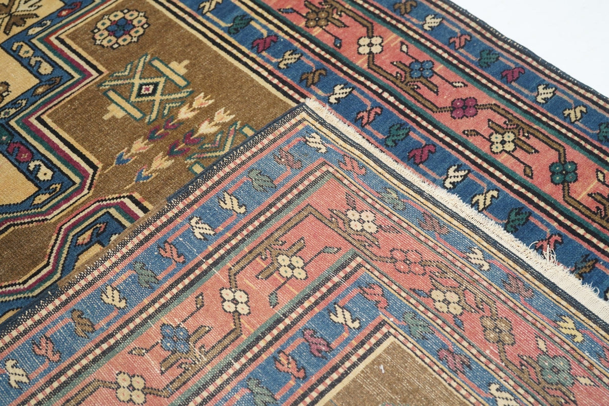 Antique Caucasian Shirvan Rug 4'1'' x 6'9''
