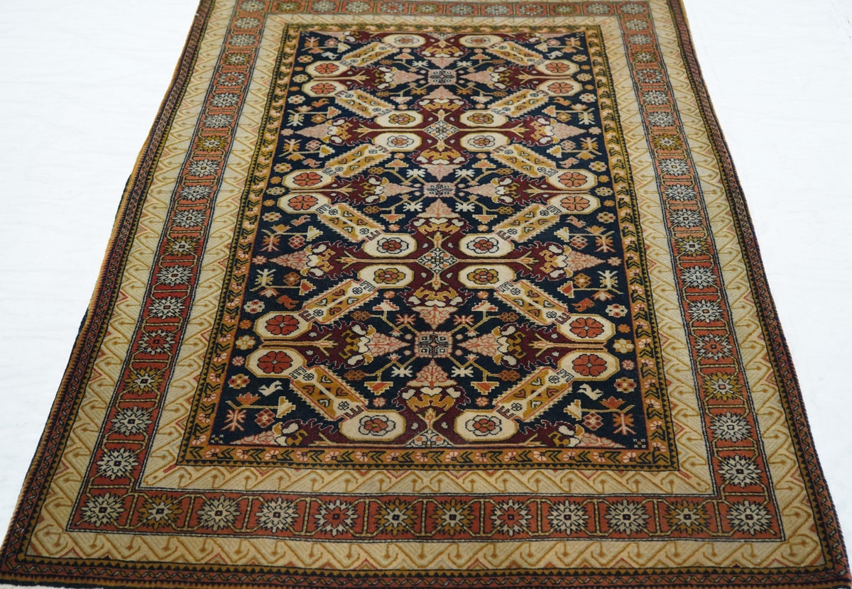 Vintage Caucasian Shirvan Rug 3'10'' x 6'0"