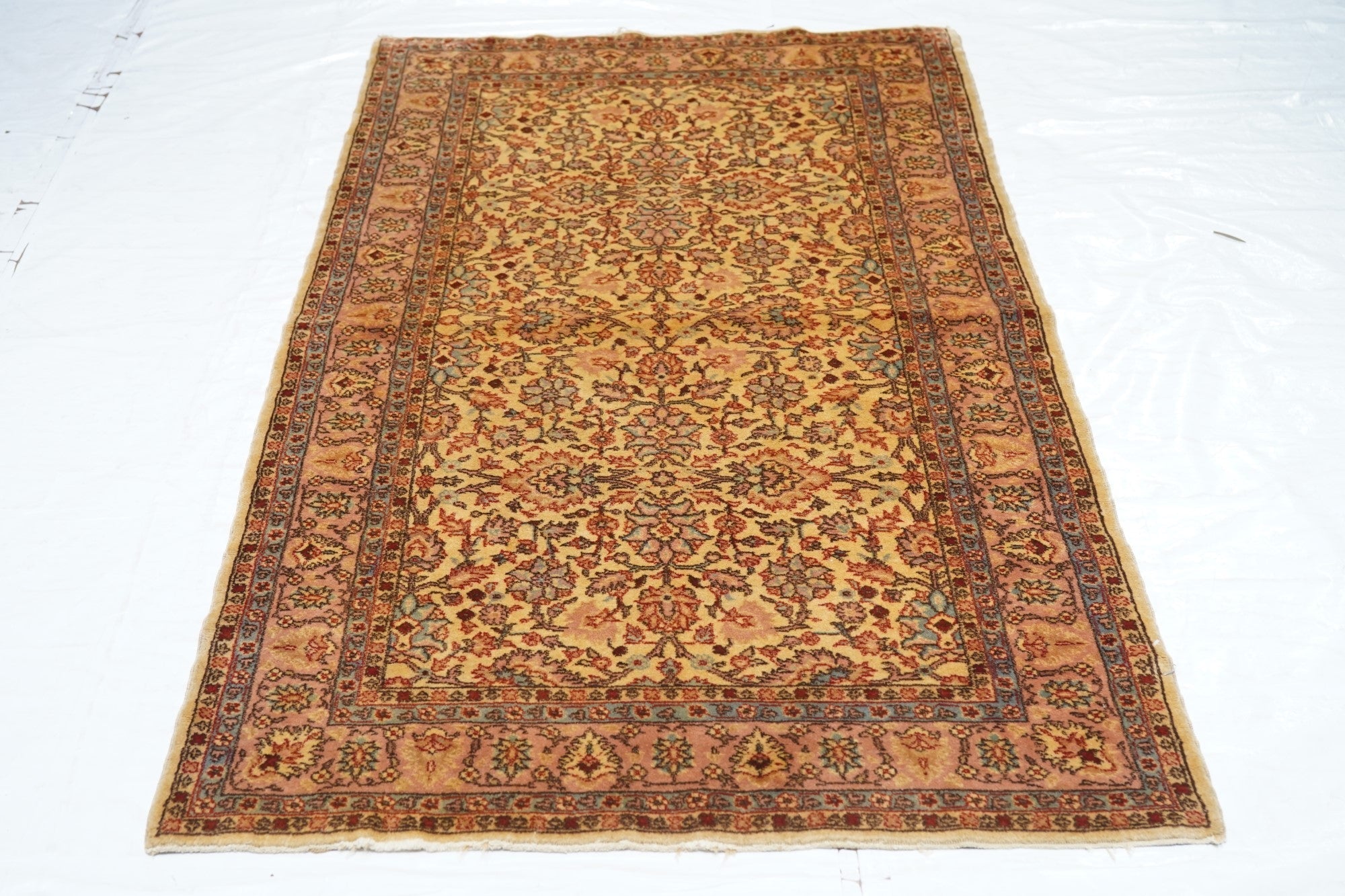 Vintage Turkish Sivas Rug 3'7'' x 6'5''