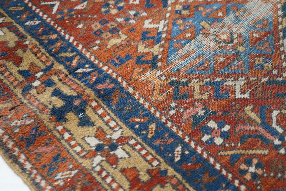 Antique Heriz Rug 2'9'' x 11'0''