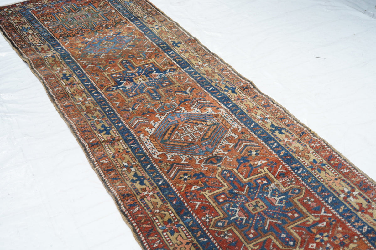 Antique Heriz Rug 2'9'' x 11'0''