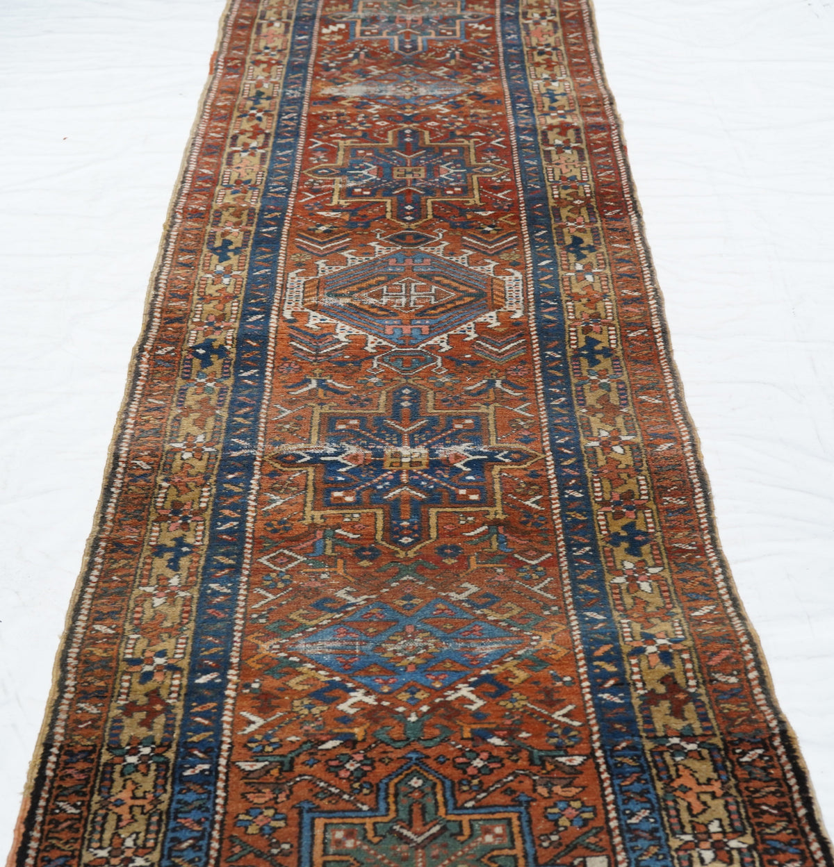 Antique Heriz Rug 2'9'' x 11'0''