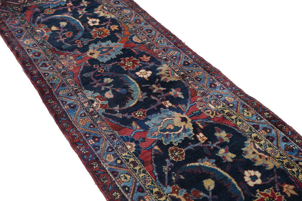 Antique Heriz Runner 2'9'' x 10'9''