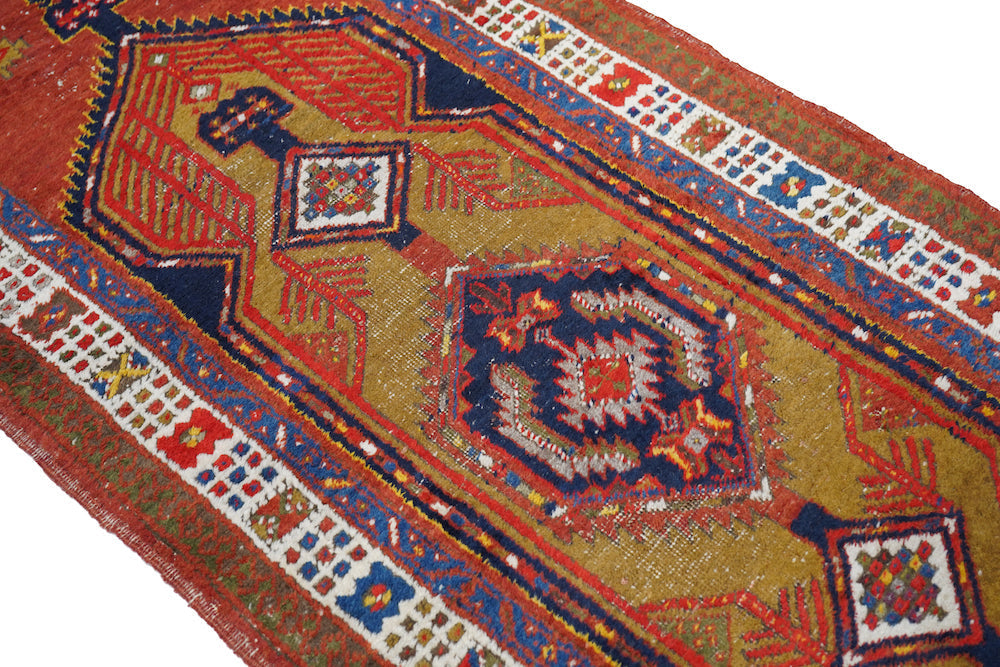 Vintage Heriz Runner 2'11'' x 12'2''