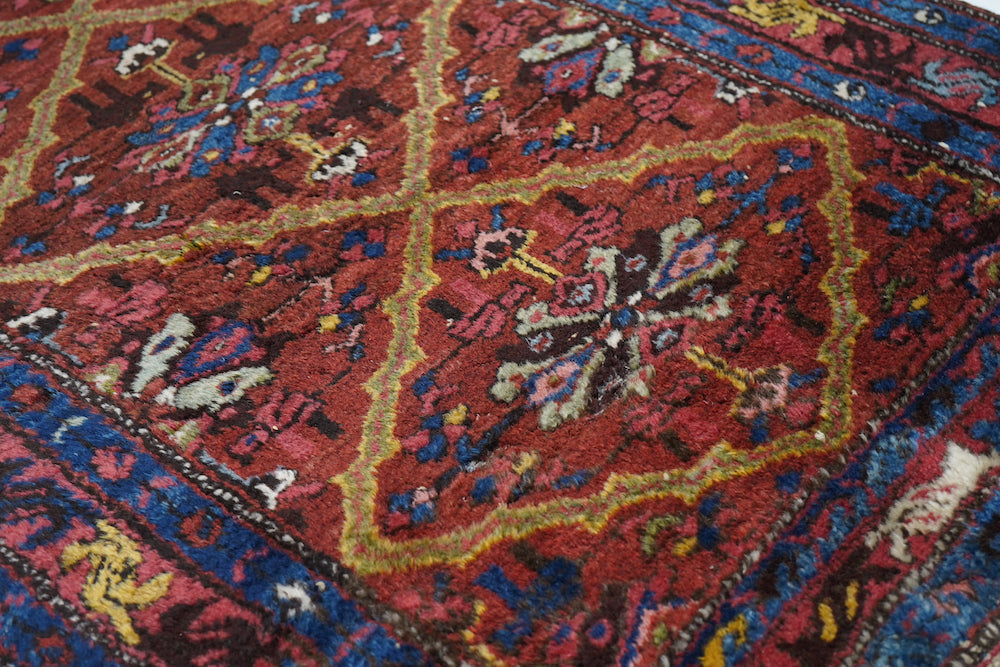 Antique Karajeh Heriz Rug 3'0'' x 9'7''