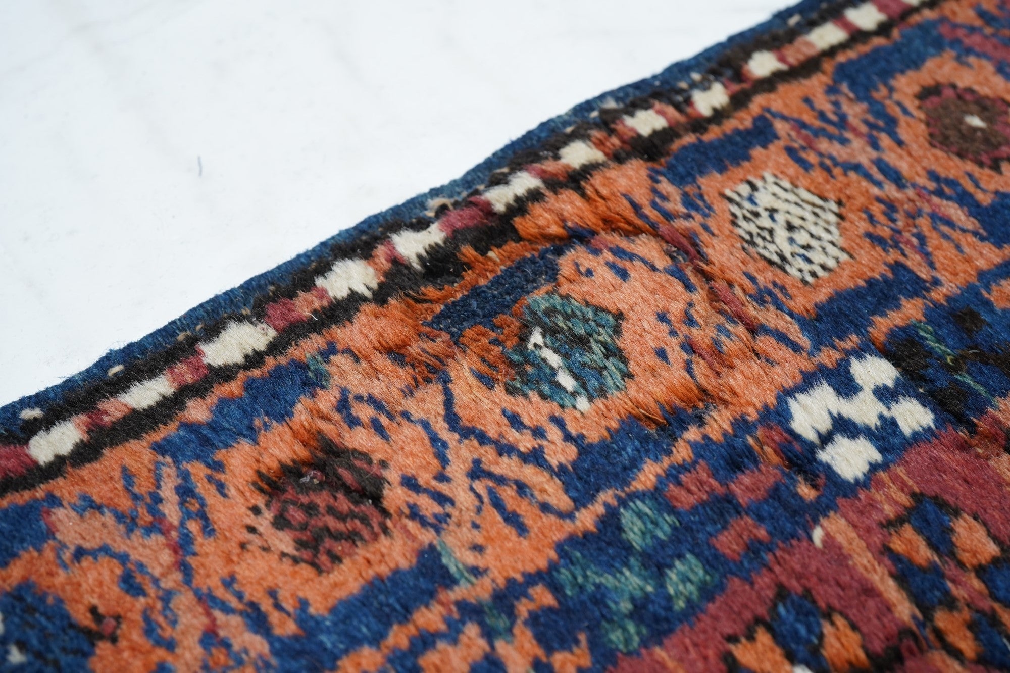 Antique Heriz Runner 3'4'' x 14'4''