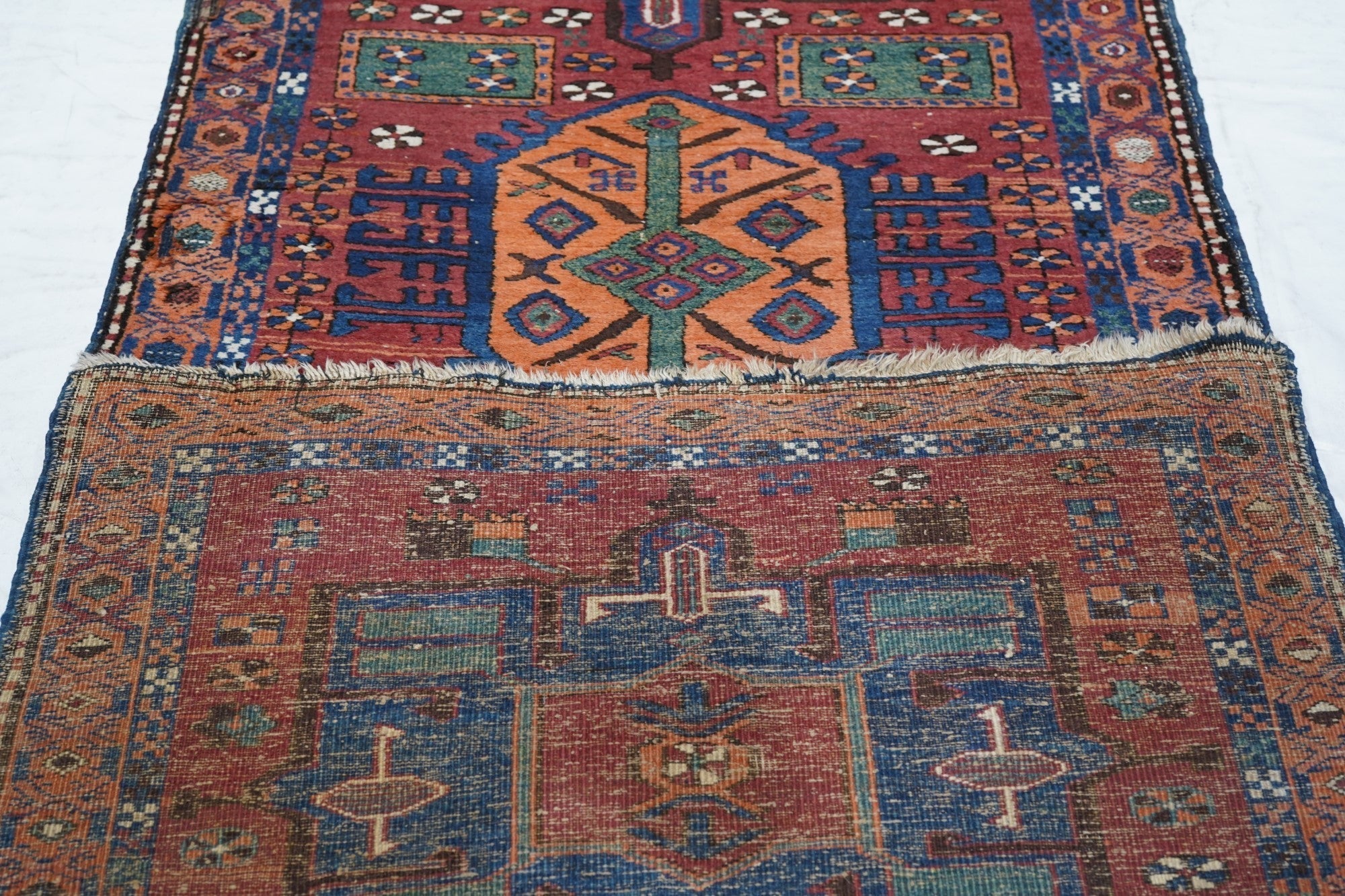 Antique Heriz Runner 3'4'' x 14'4''