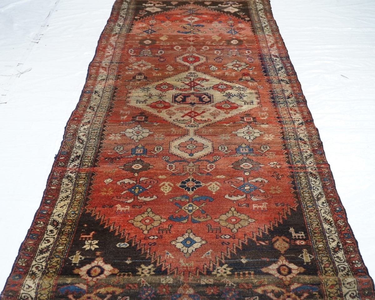Antique Malayer Runner 3'10'' x 11'0"