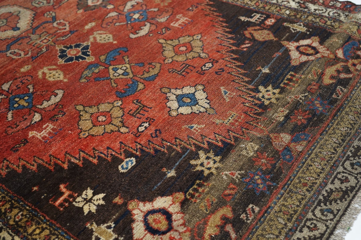Antique Malayer Runner 3'10'' x 11'0"