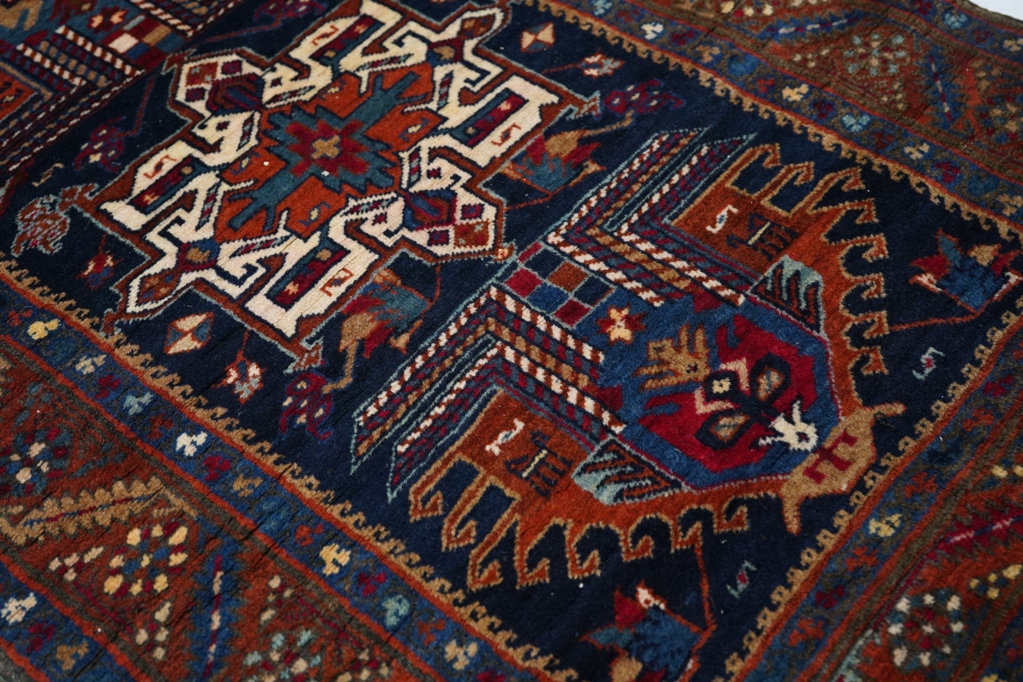 Antique Karajeh Heriz Runner 2'9'' x 14'8''