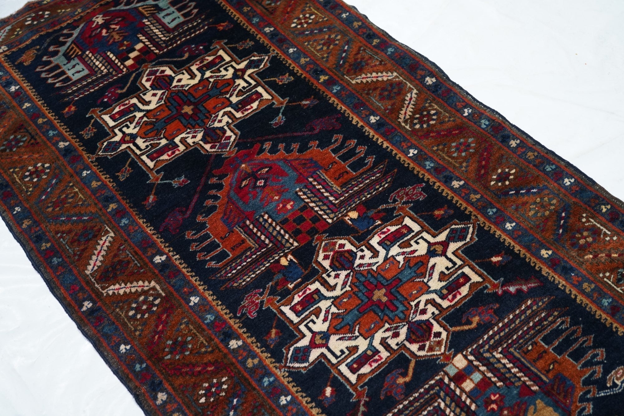 Antique Karajeh Heriz Runner 2'9'' x 14'8''