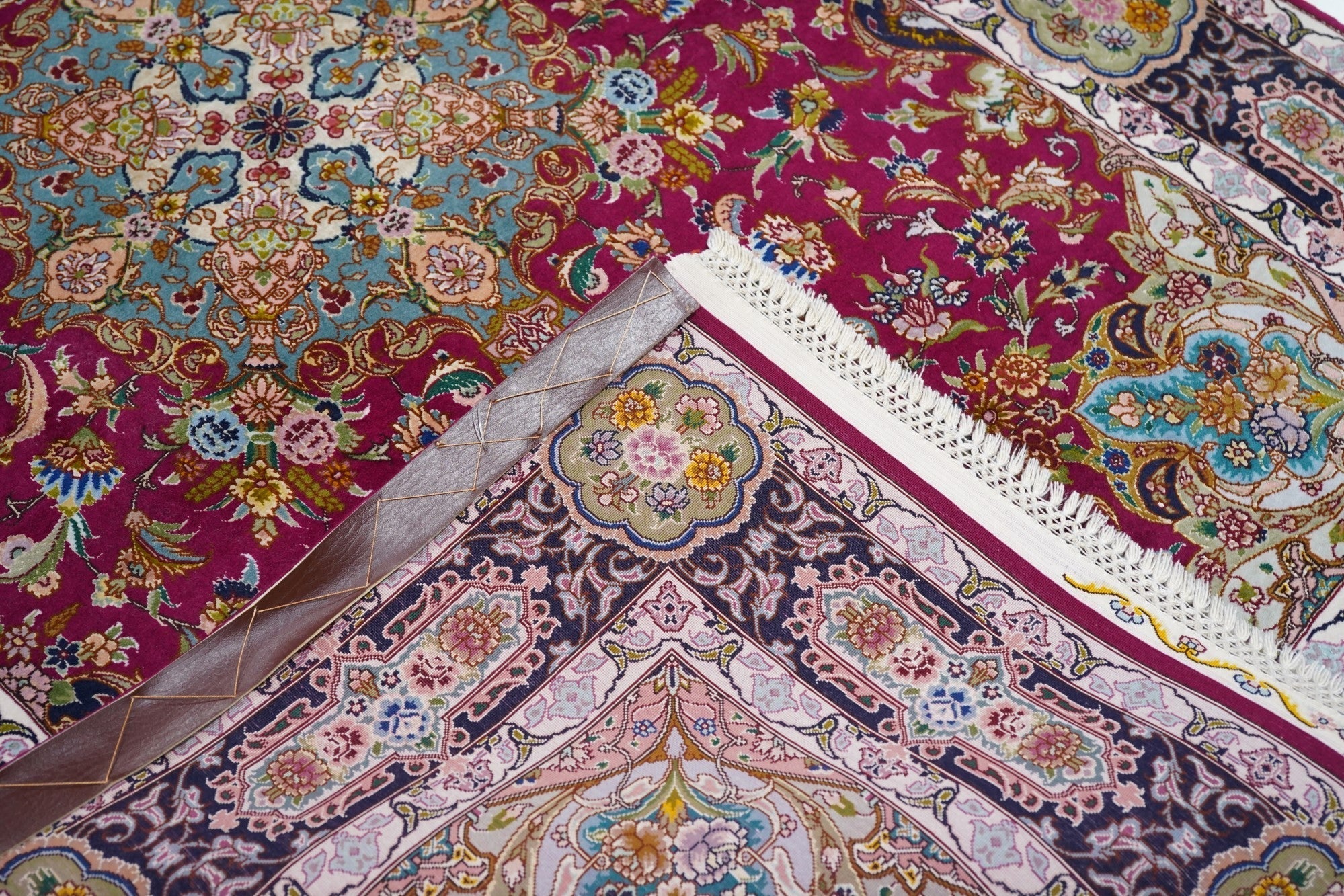 Extremely Fine Tabriz Wool & Silk Rug 3'4'' x 5'3''