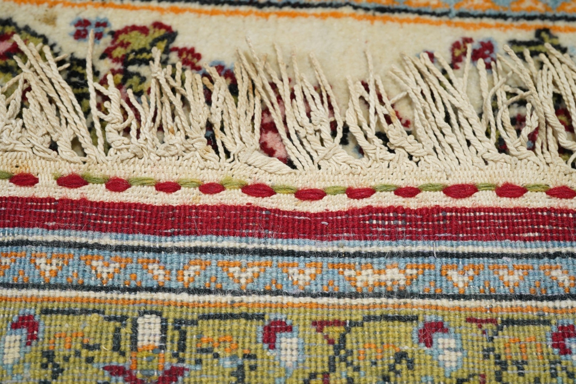 Vintage Qum Rug 4'6'' x 6'7''