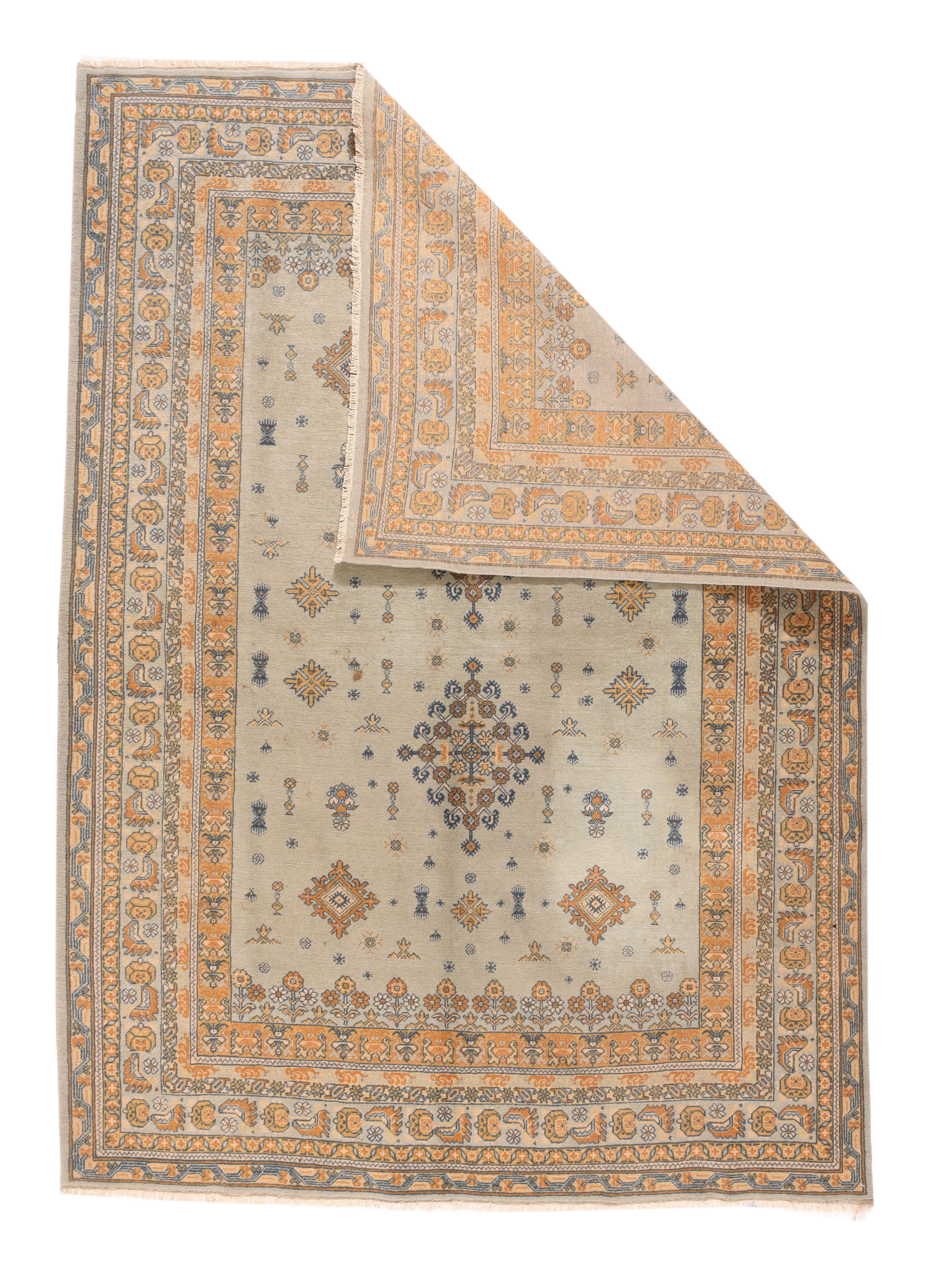 Vintage Turkish Sivas Rug 5'0'' x 7'11''
