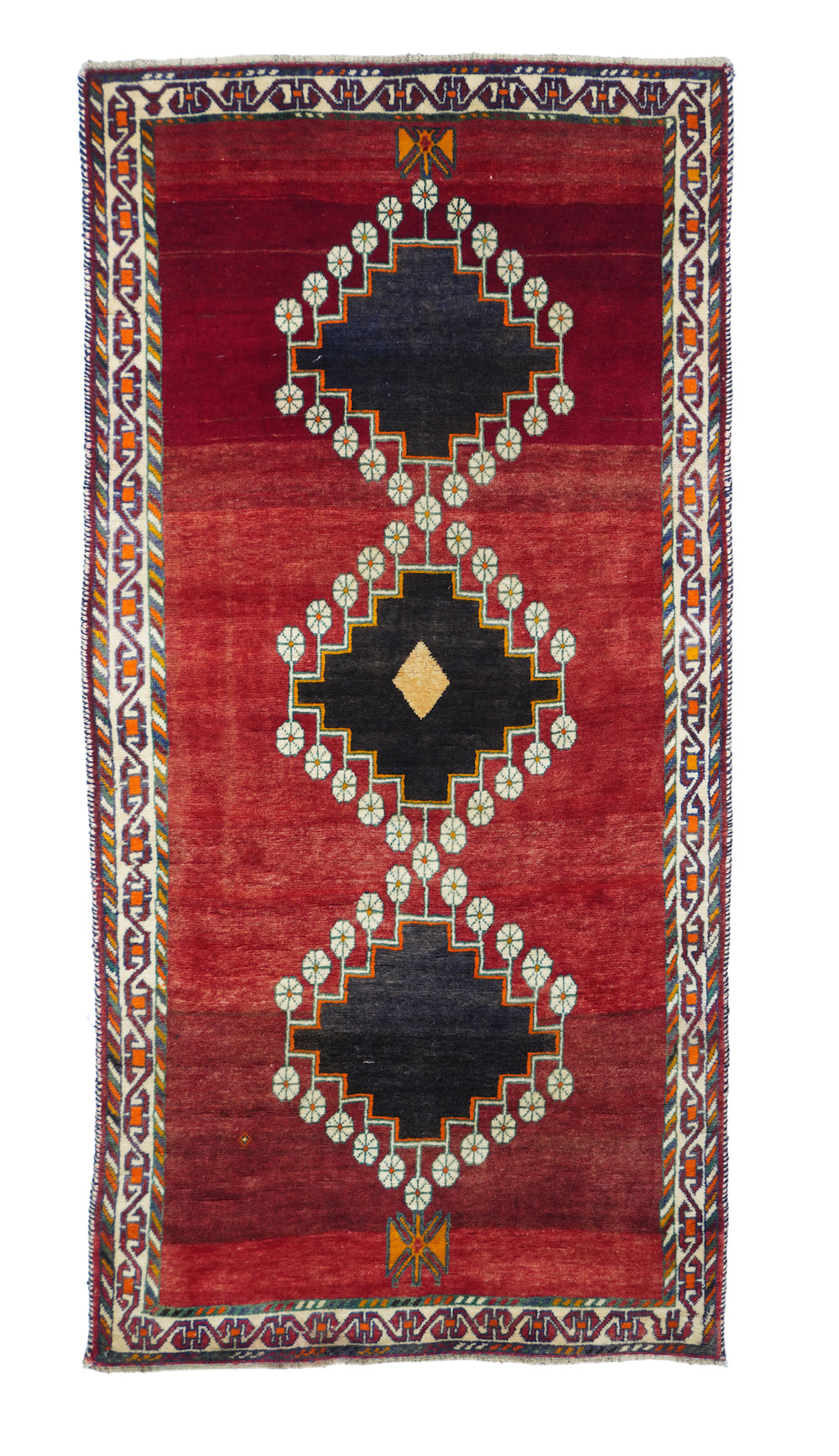 Vintage Gabbeh Rug 3'9'' x 7'6''