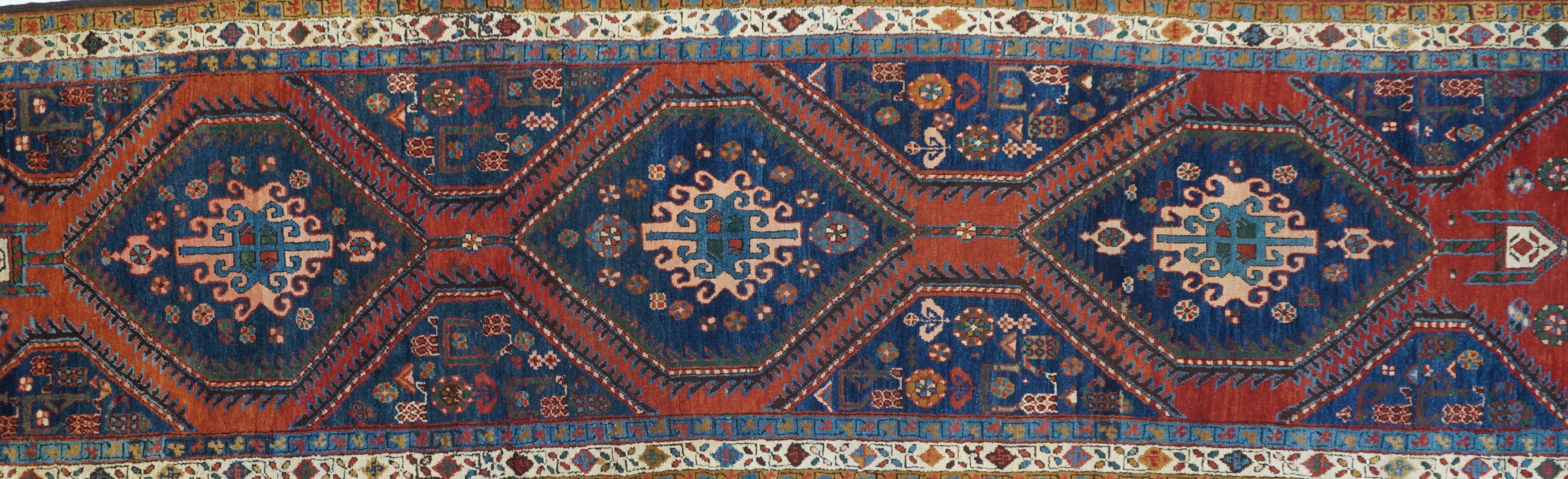 Antique Heriz Rug 3'5'' x 11'8''