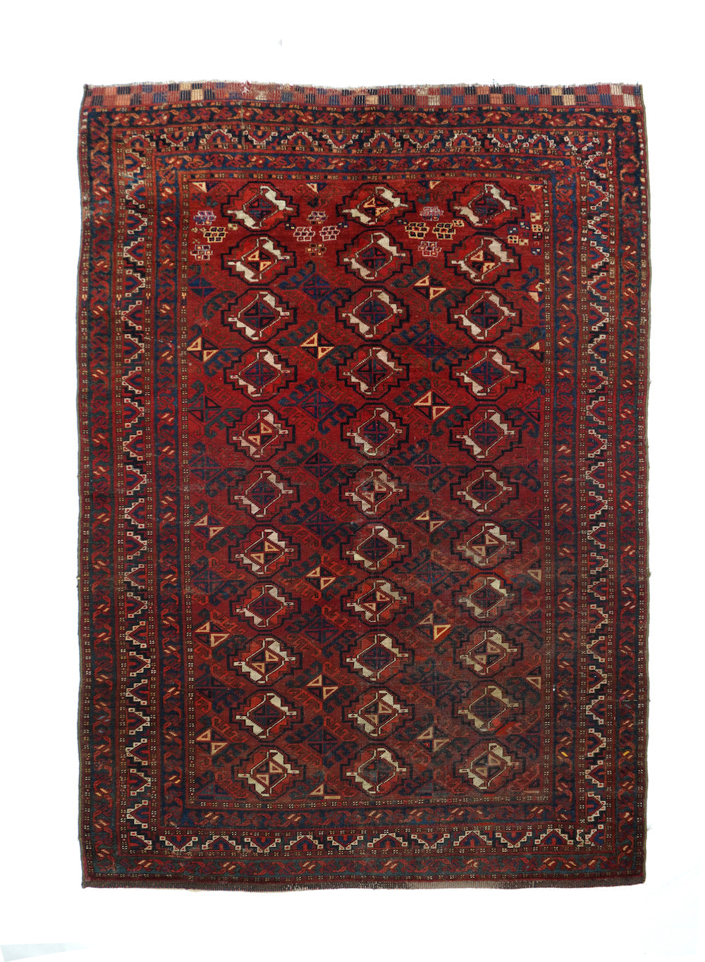 Vintage Afghan Rug 4'7'' x 6'9''