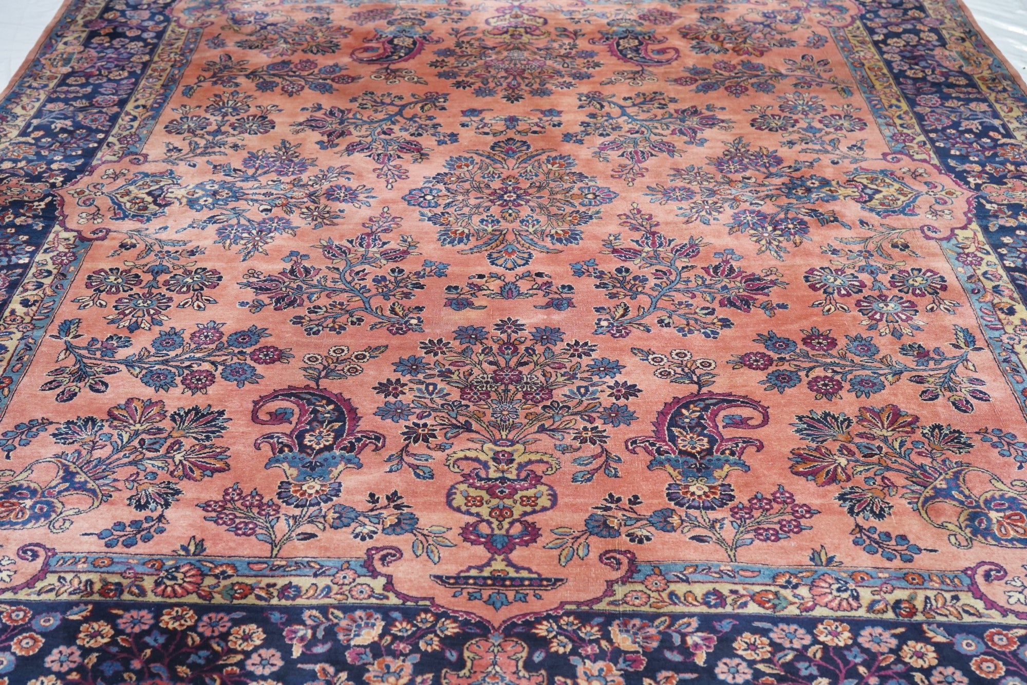 Antique Kashan Rug 8'1" x 10'0"
