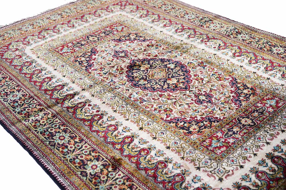 Fine Silk Qum Rug 3'6'' x 5'0''