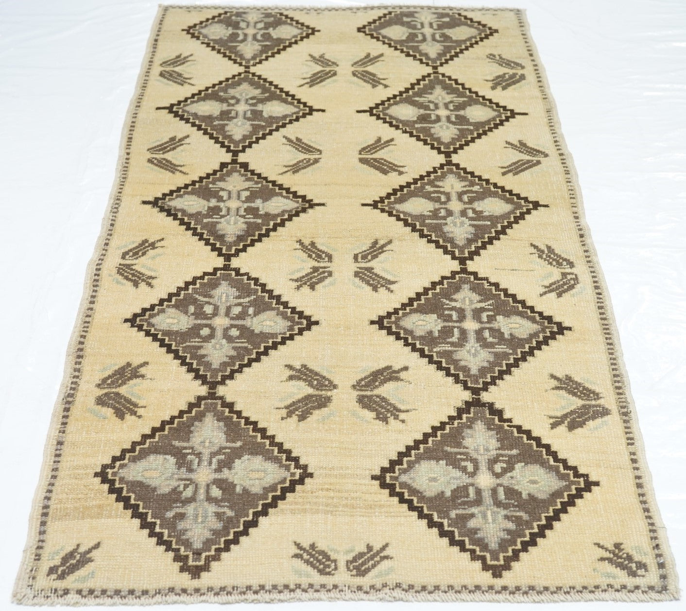 Vintage Turkish Rug 3'2'' x 6'7''