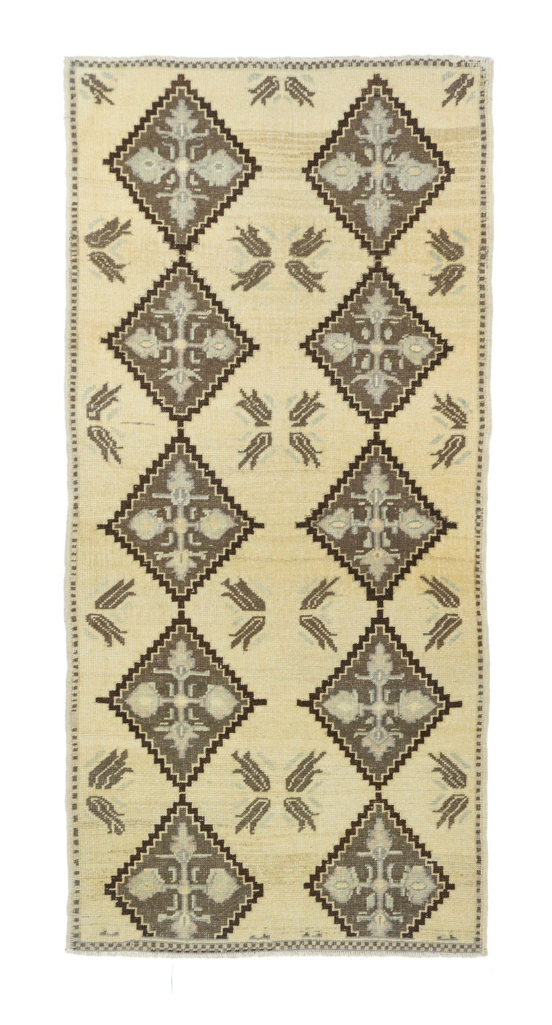 Vintage Turkish Rug 3'2'' x 6'7''