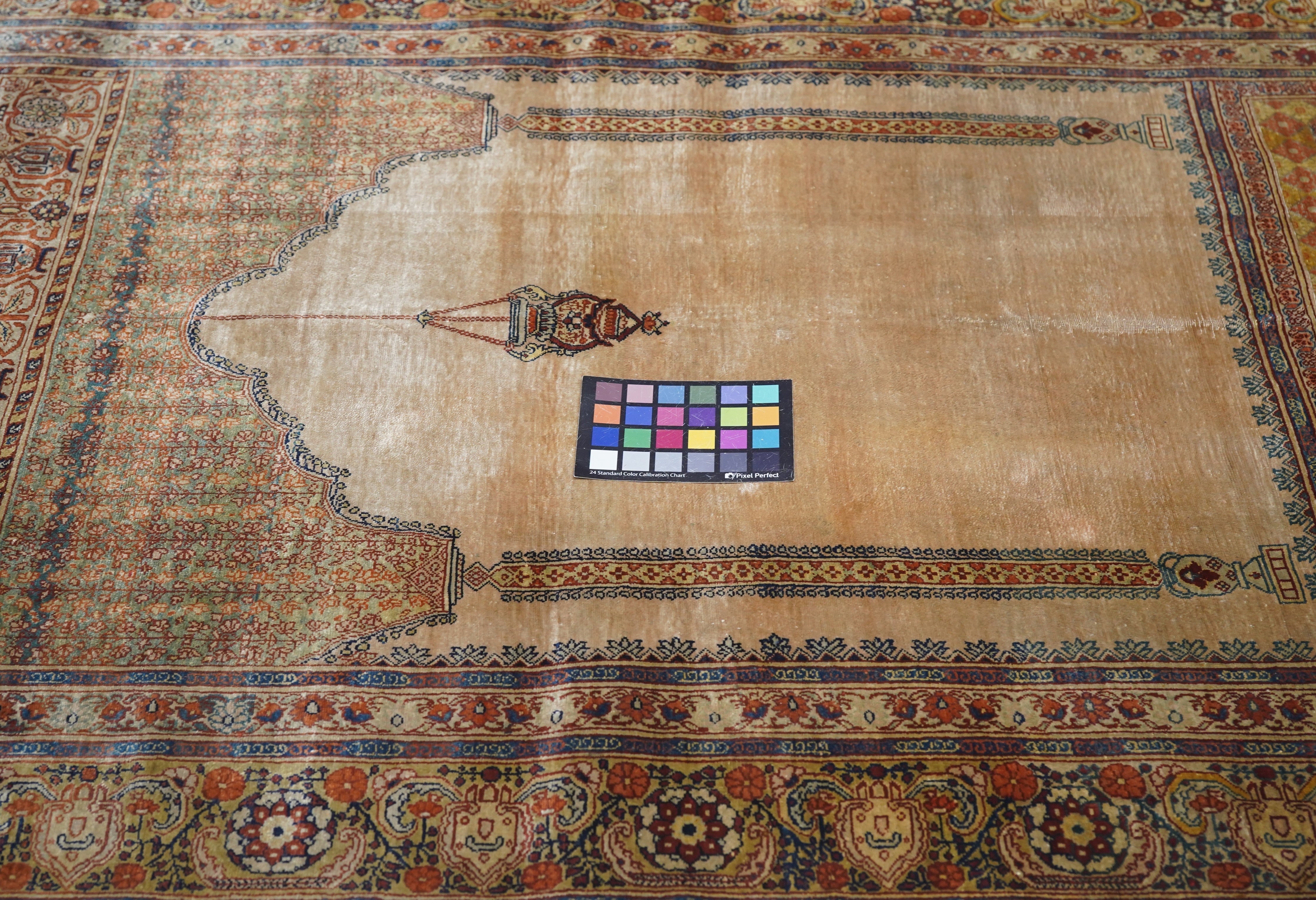 Antique Silk Rug 3'9'' x 5'8''