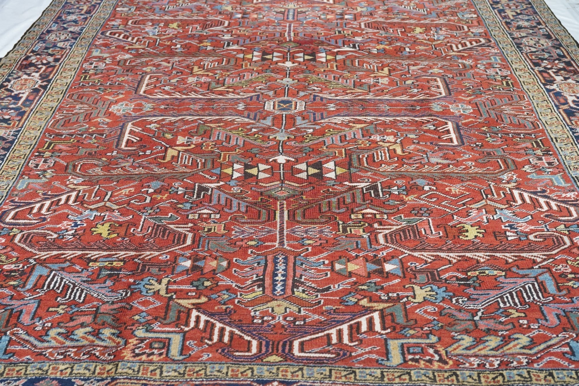 Vintage Heriz Rug 7'5'' x 11'0"