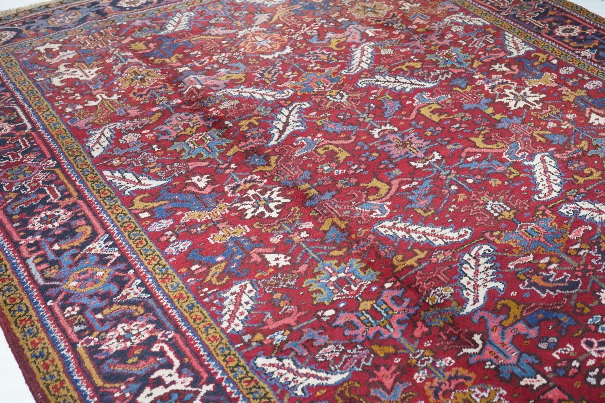 Vintage Heriz Rug 8'0" x 11'2''