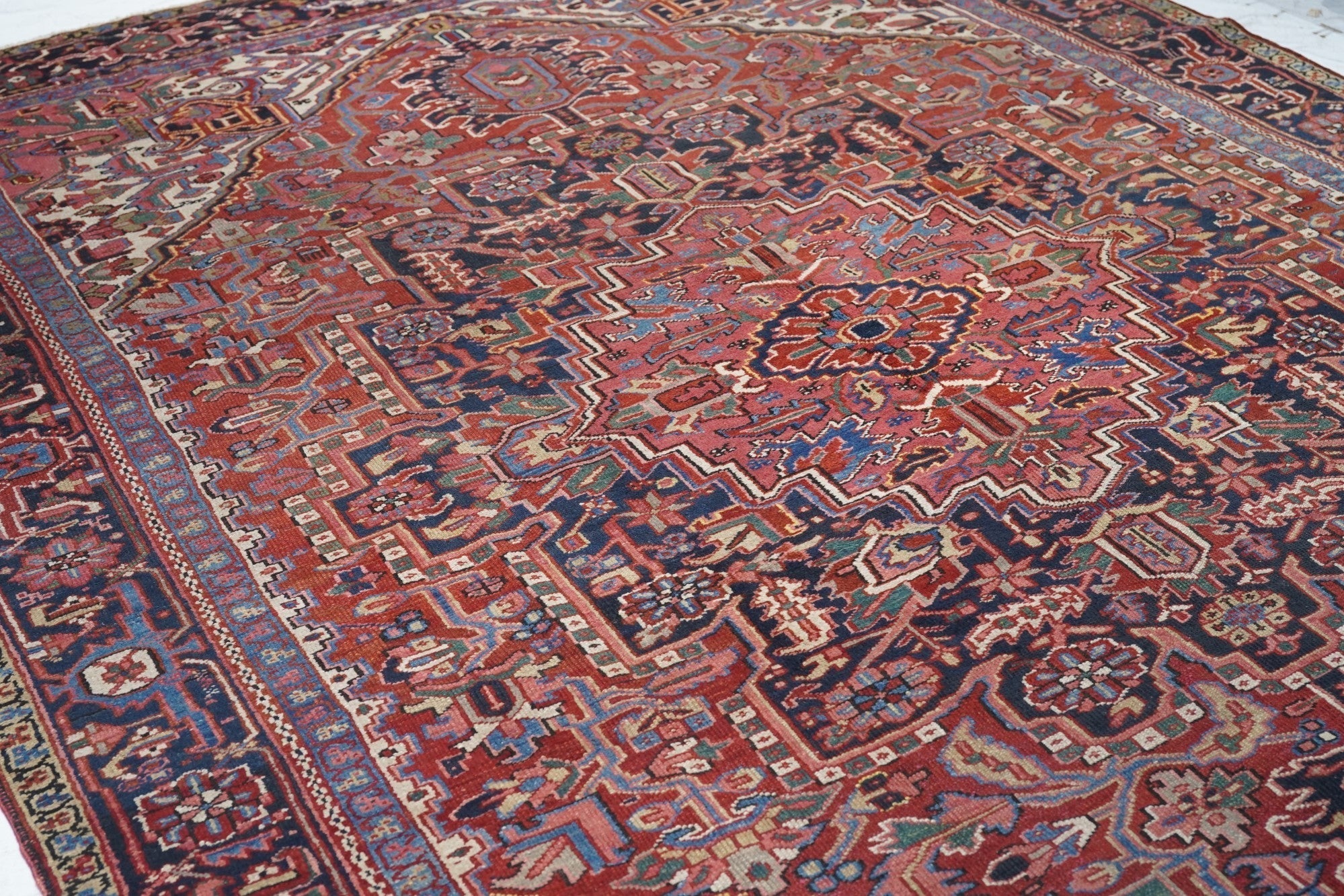 Vintage Heriz Rug 8'3'' x 11'2''