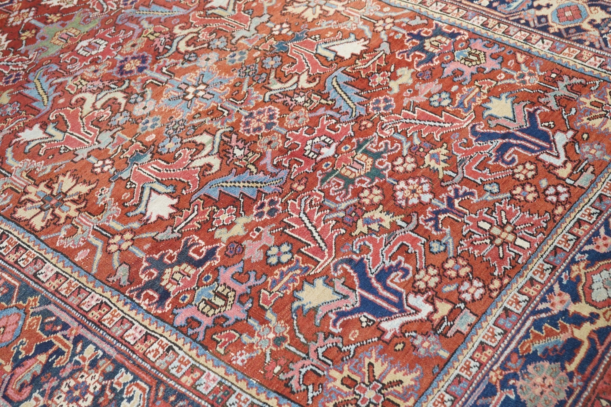 Antique Heriz Rug 6'8'' x 9'11''