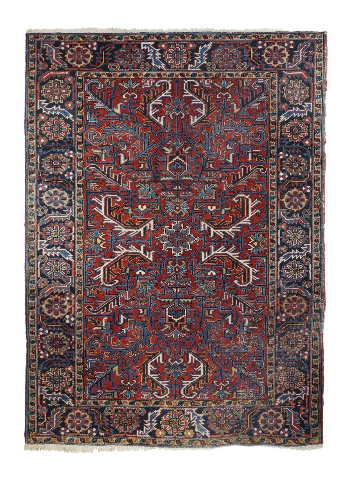 Vintage Heriz Rug 6'7'' x 9'