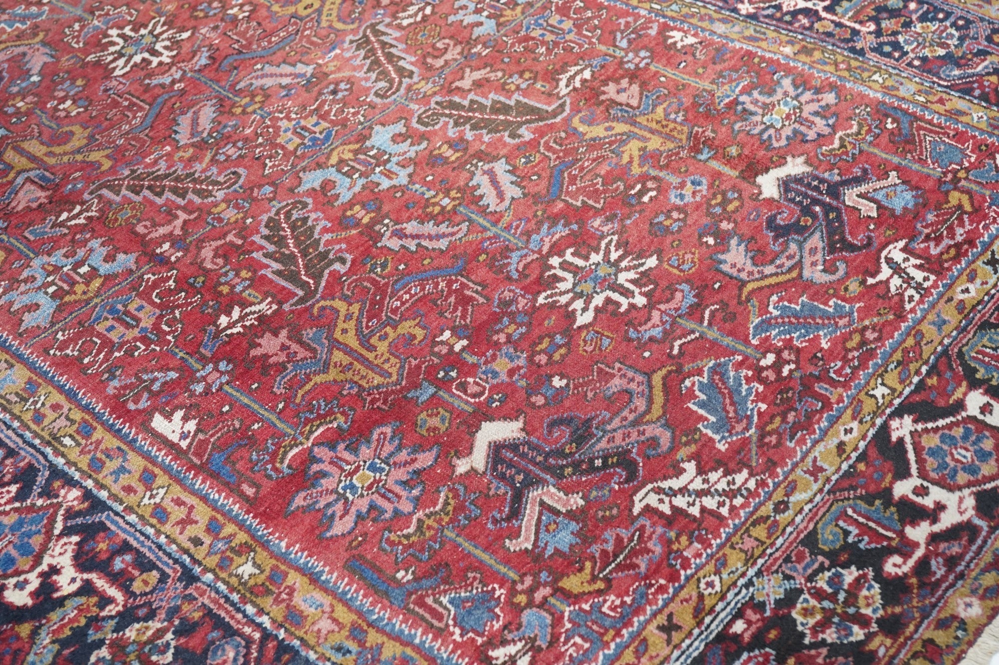 Vintage Heriz Rug 7'0" x 8'10''