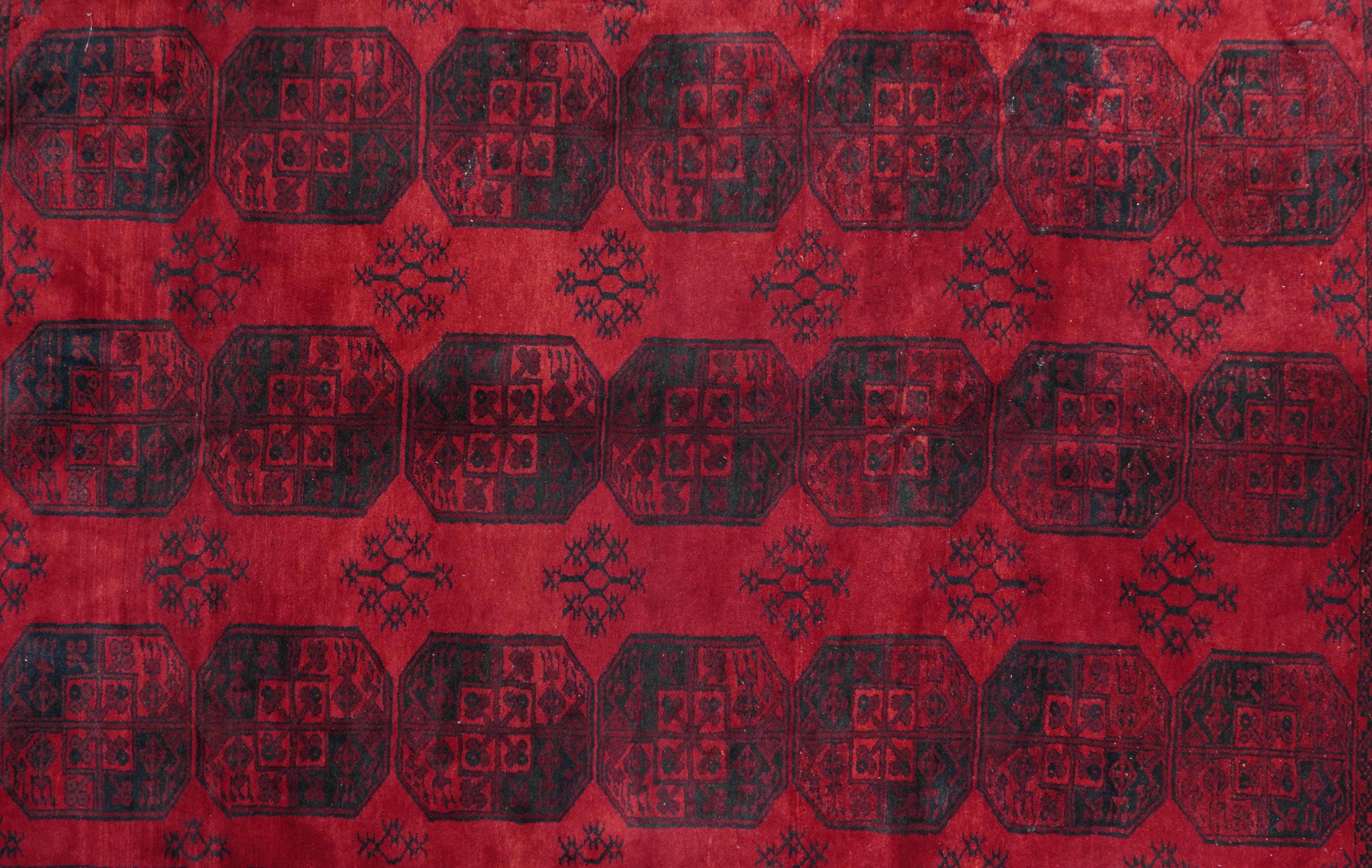 Vintage Bokara Rug 7'9'' x 9'7''