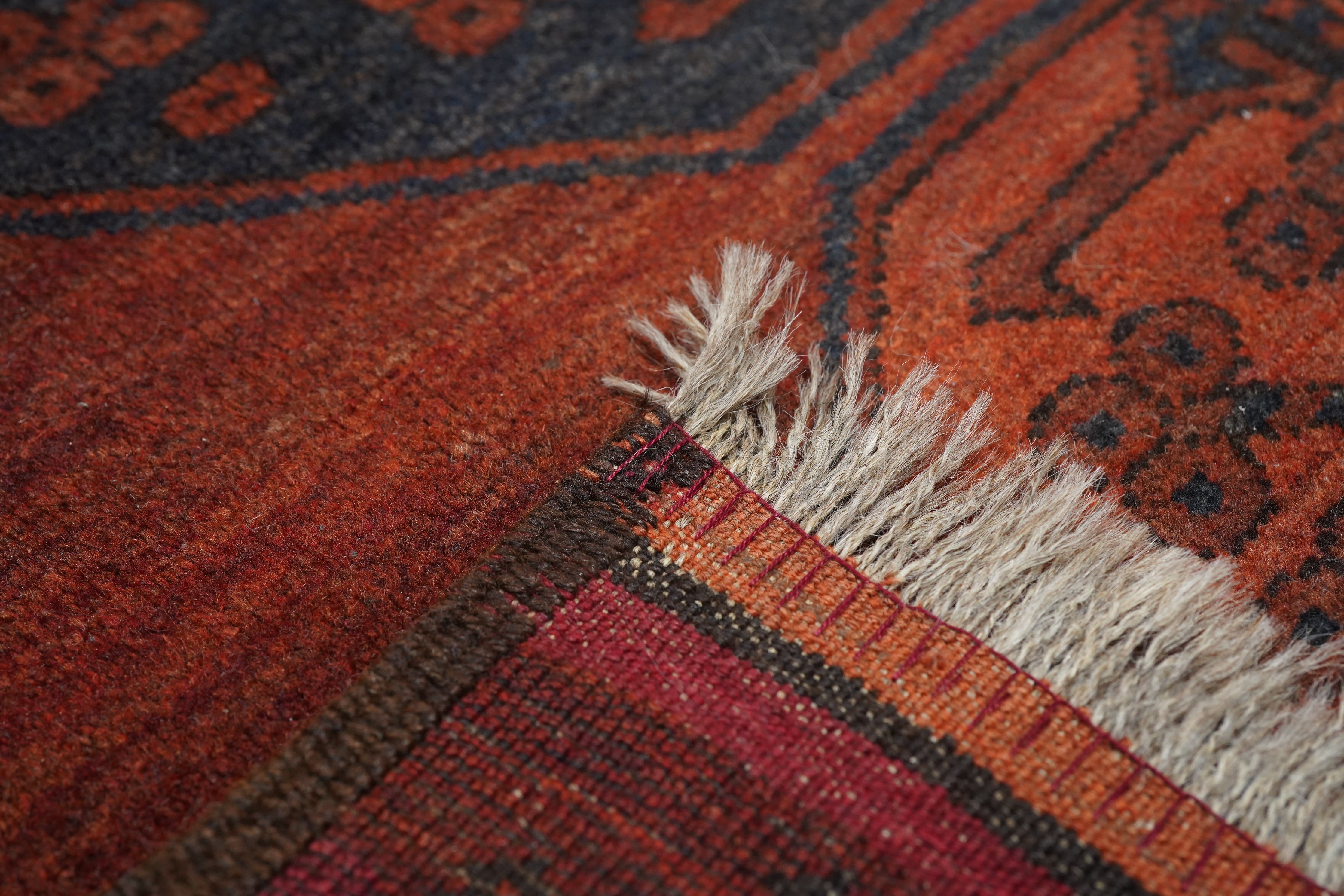 Vintage Bokhara Rug 8' x 11'1''