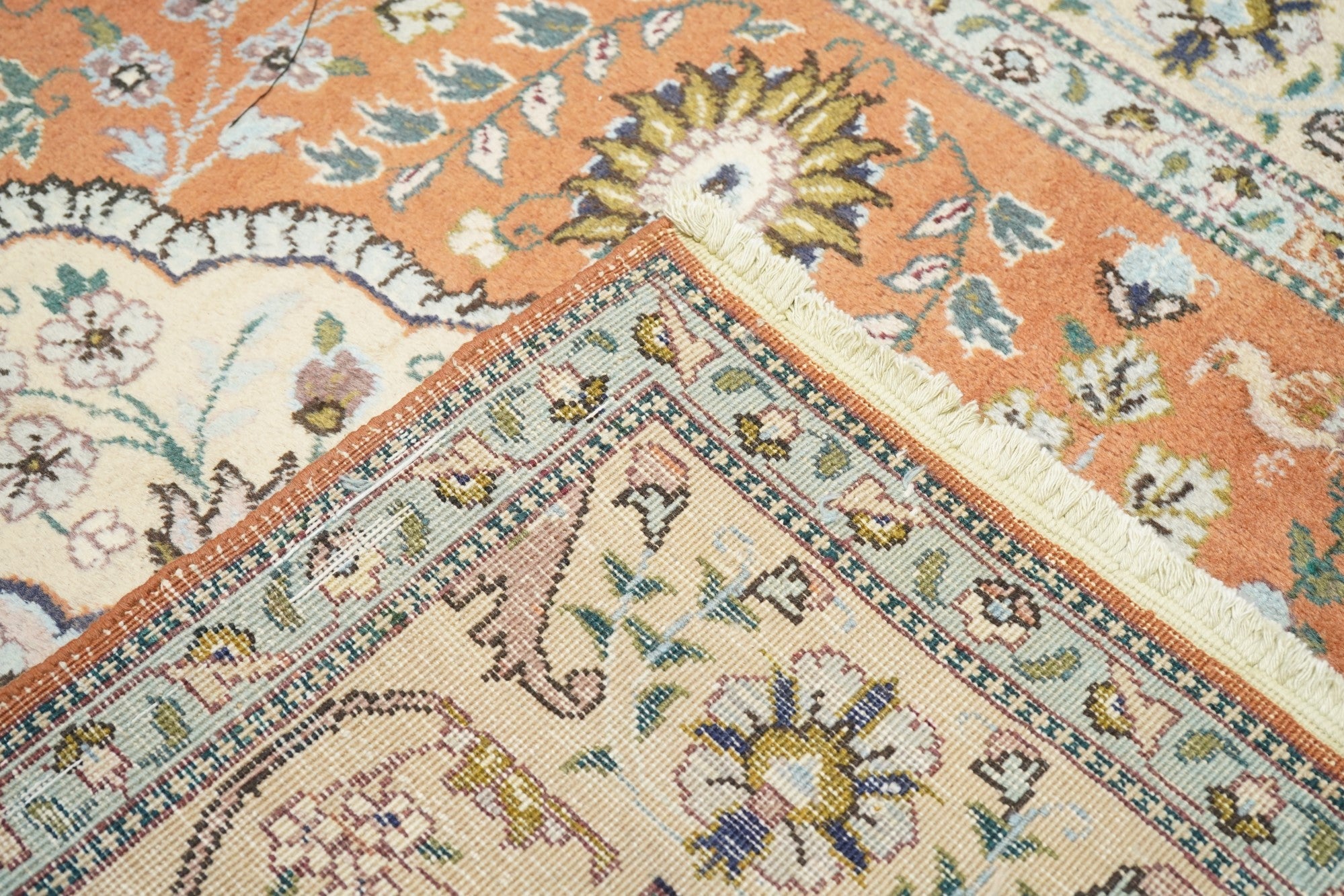 Vintage Tabriz Rug 6'0" x 8'9''