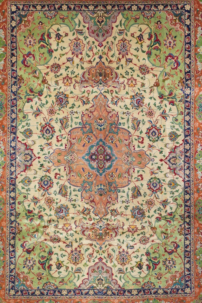 Vintage Tabriz Rug 6'2'' x 8'8''