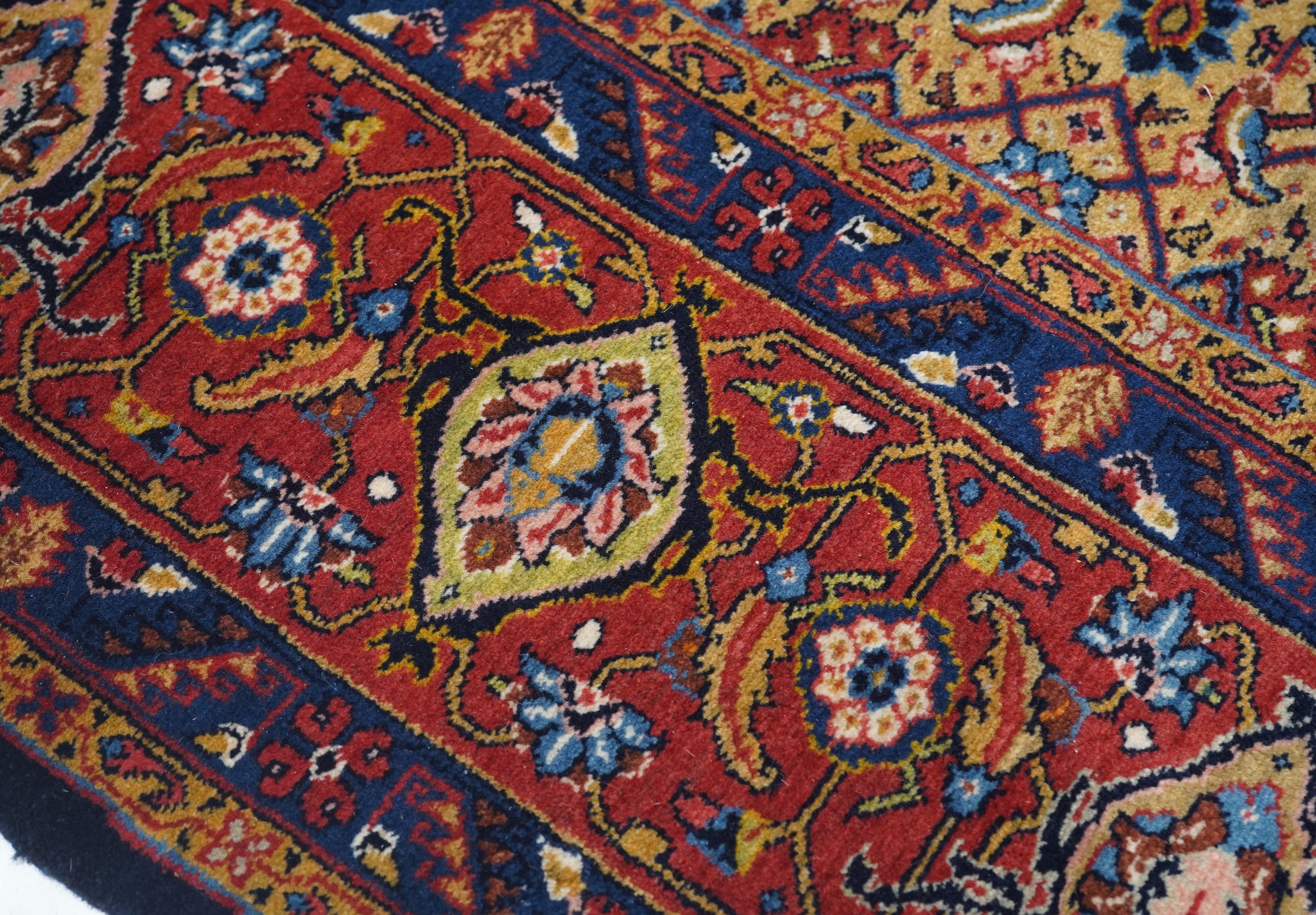 Vintage Tabriz Rug 7'6'' x 10'3''