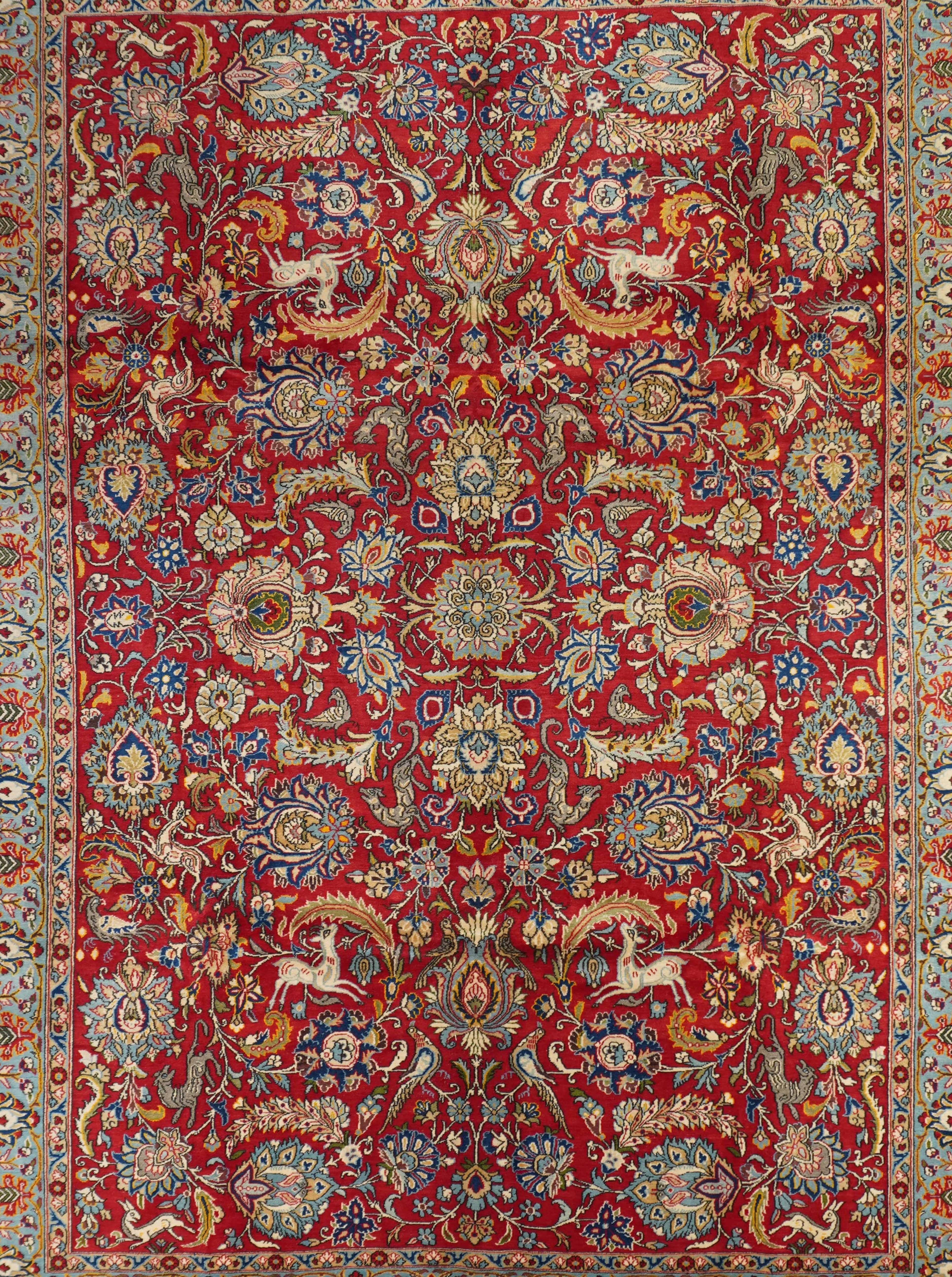 Vintage Qum Rug 8'7'' x 11'9''