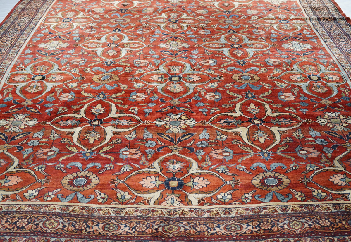 Antique Halvai Bidjar Rug 9'6'' x 11'4''