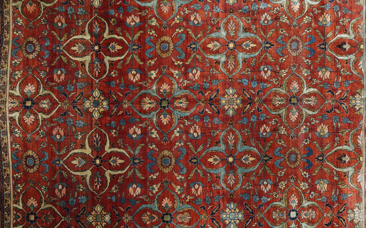 Antique Halvai Bidjar Rug 9'6'' x 11'4''