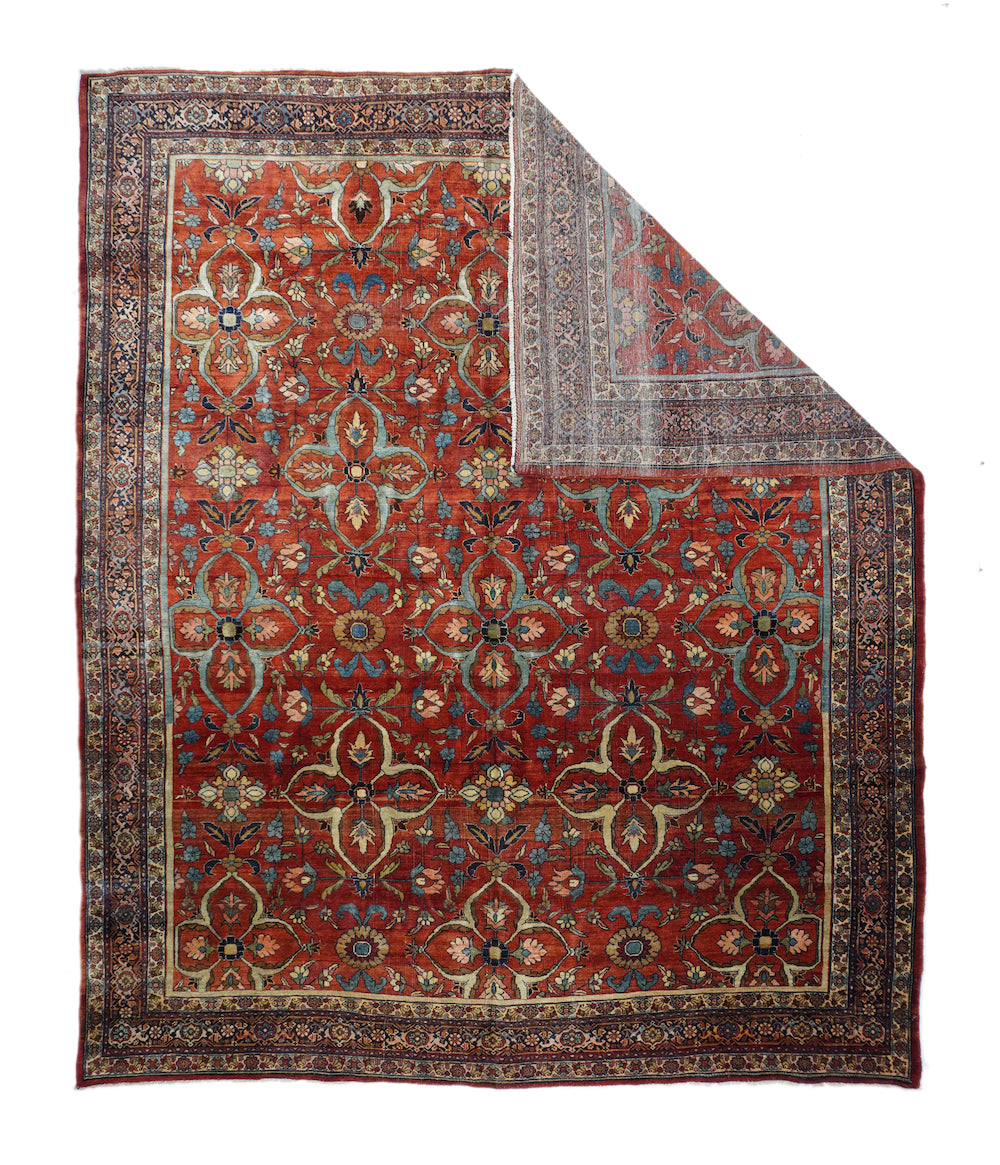 Antique Halvai Bidjar Rug 9'6'' x 11'4''