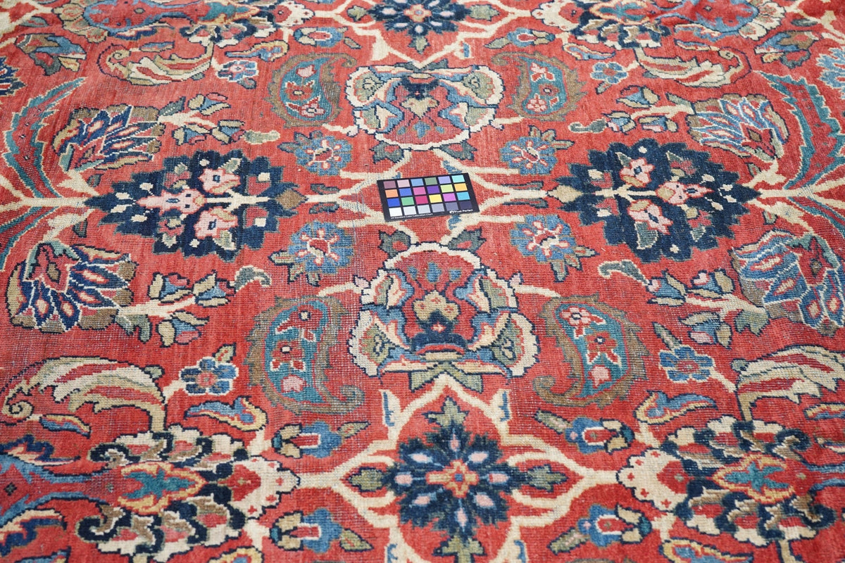 Fine Antique Mahal Rug 8'5'' x 12'4''